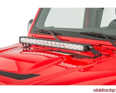 Quadratec Hood Mount Light Bracket for Jeep Wrangler 2007-2018 - 97109 2000